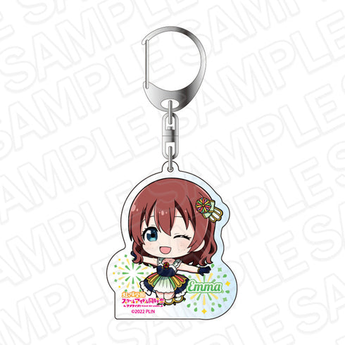 『ラブライブ!虹ヶ咲学園スクールアイドル同好会』アクリルキーホルダー エマ・ヴェルデ 花火 デフォルメ ver.